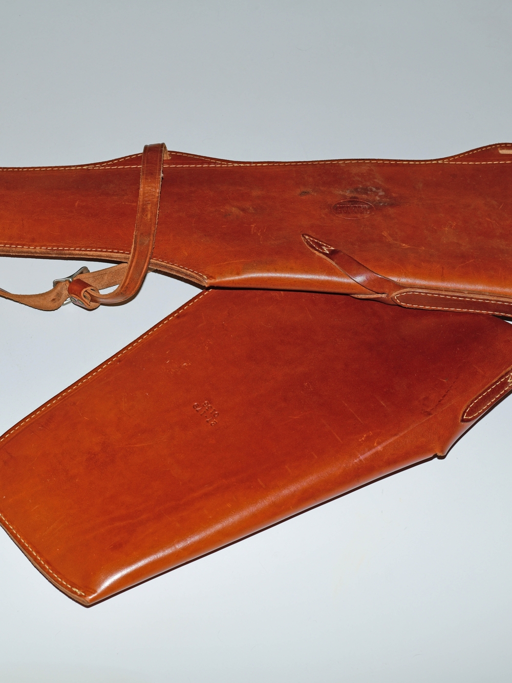 Hunter Brand Rifle Scabbard. Premium Leather #27-179 0136 Made In USA Vintage